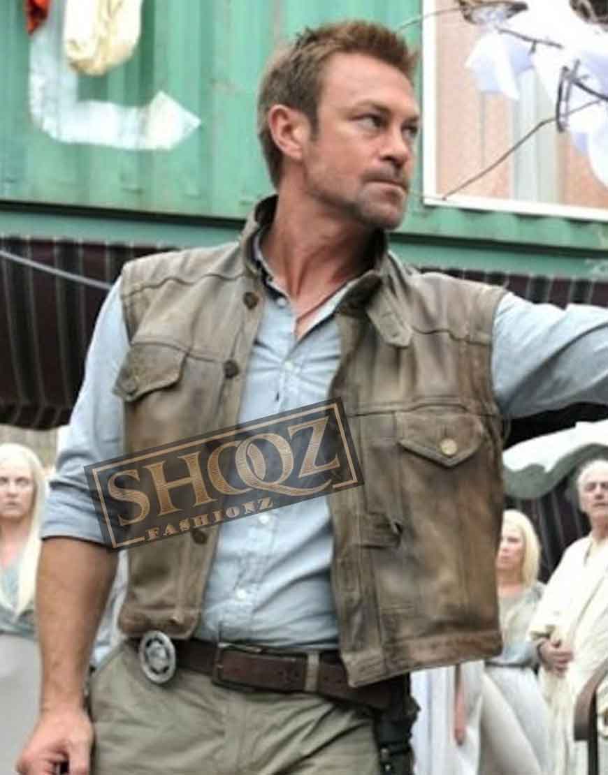 Defiance Grant Bowler Leather Vest Defiance Grant Bowler Leather Vest